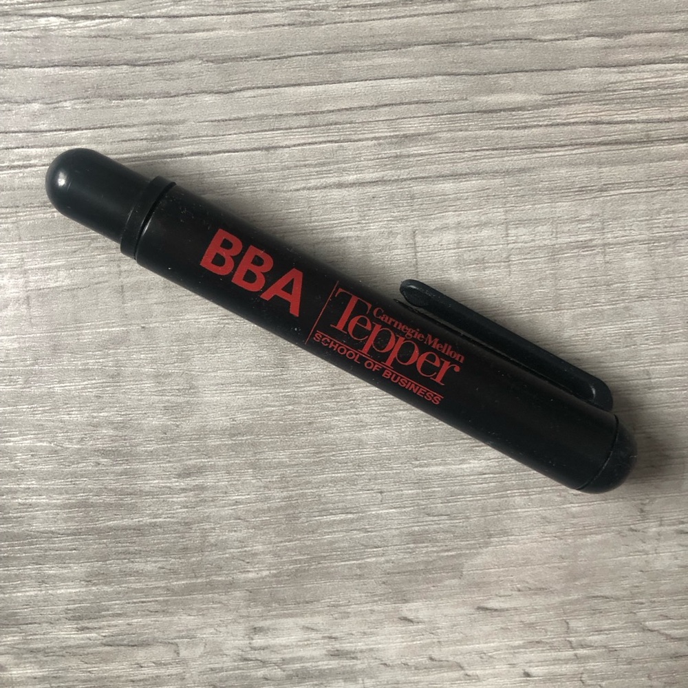 Portable Washable Lint Roller with MBA logo